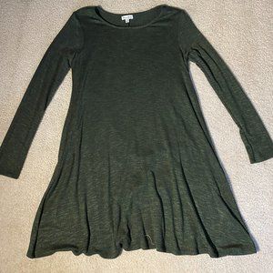 Women's Long Sleeve Casual Loose T-shirt Dress